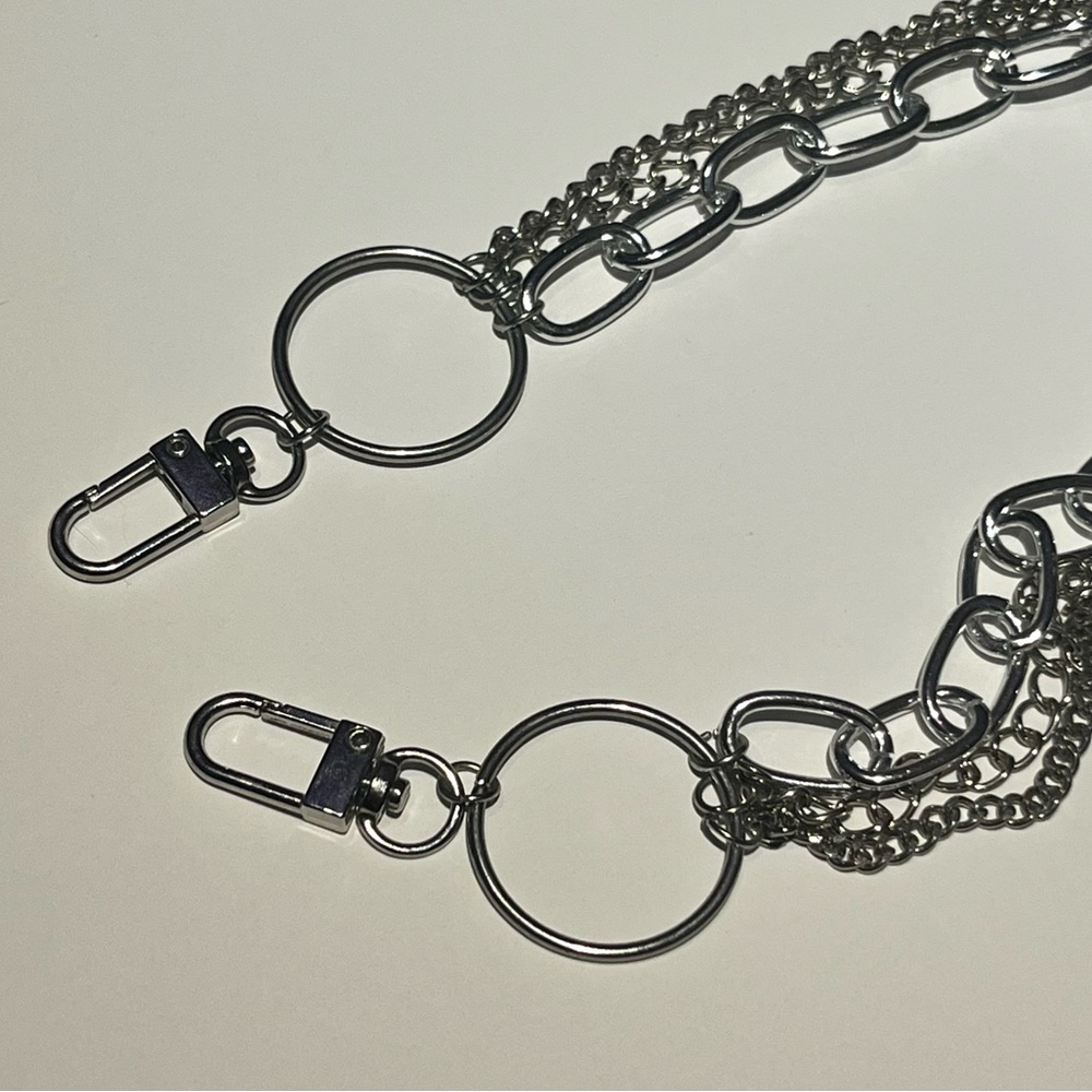 Silver Belt Loop Chain / Wallet Chain - Picture 3 of 4